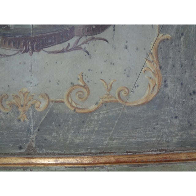 Wood 18th Century French Louis XVI Boiserie Trumeau Mirror For Sale - Image 7 of 8