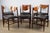 Mid-Century Modern Chairs in Teak and Black Imitation Leather by Gianfranco Frattini, 1960s, Set of 6 For Sale - Image 3 of 18