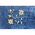 1920s 1920s Blue Scene Animals Deco Antique Peking Chinese Knotted Wool 9'x 11' 4" Rug For Sale - Image 5 of 10