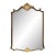 Vintage Ornate Carved Wood Mirror For Sale