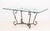 Mid-Century Modern Glass Top Wrought Iron Dining Table For Sale In New York - Image 6 of 9