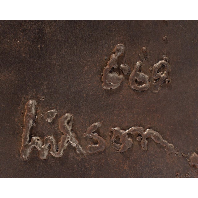 1969 Abstract Metal Sculpture by Harry Hilson For Sale - Image 9 of 10