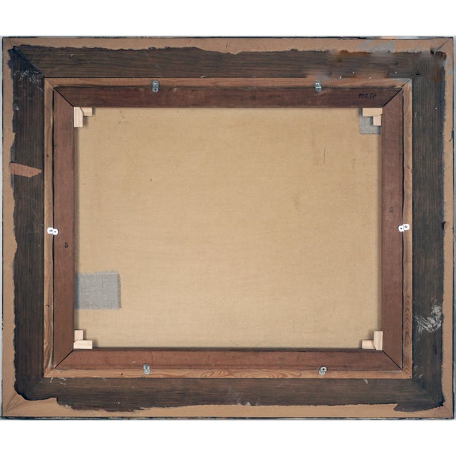 Mid Century Original Oil Painting of High Sierras Mountains and Lake by Joseph Frey For Sale In Monterey, CA - Image 6 of 6