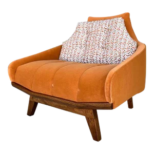 Mid-Century Modern Pearsall Style Lounge Chair Custom Reupholstered