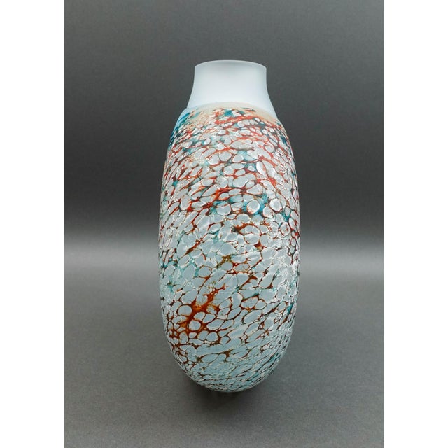 Kosta Boda Sweden Kjell Engman Signed Reef Fish Art Glass Vase #80202 For Sale In Miami - Image 6 of 7