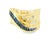 Elegant 14K yellow gold wide band featuring 17 baguette-cut sapphires and 7 round diamonds, a timeless designer ring....