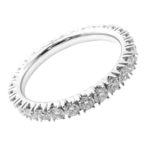 Cartier Étincelle De Cartier Platinum Diamond Eternity Band Ring Size 51 US 5.75