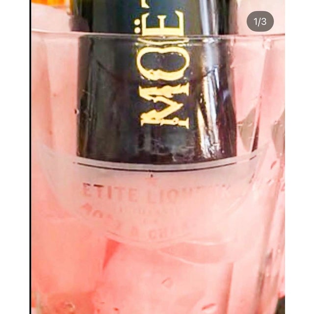 1980s 1980s Moet & Chandon Petite Ice Bucket. For Sale - Image 5 of 7