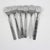 Curated Set of 6 Mid Century Modern Stainless Steel Salad or Dessert Forks For Sale - Image 4 of 8