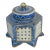 Antique Chinese Blue and White Porcelain Cricket Cage Inkwell For Sale