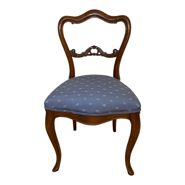 Mid 20th Century Vintage Low Back Italian Style Chair For Sale