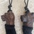Early 20th Century Pair of Bear Head Leather Wrapped Curtain Tieback Tassels For Sale In Miami - Image 6 of 10