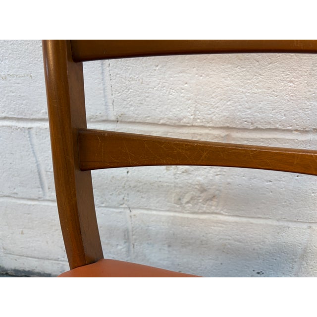 Mid 20th Century Set of Four Ladder Back Dining Chairs by Greaves & Thomas Furniture For Sale - Image 9 of 13