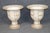 Pair Vintage Tessellated Travertine Campana Urns Planters For Sale - Image 4 of 10