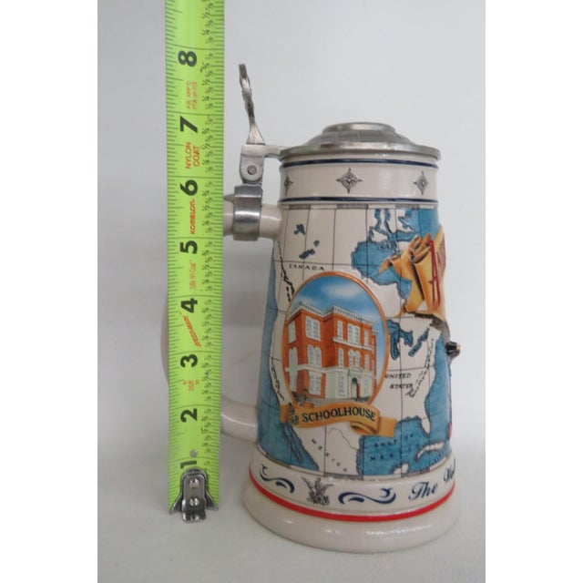 American Anheuser Busch Beer Stein Collectors Club 1996 World's Largest Brewer 4825b For Sale - Image 3 of 15