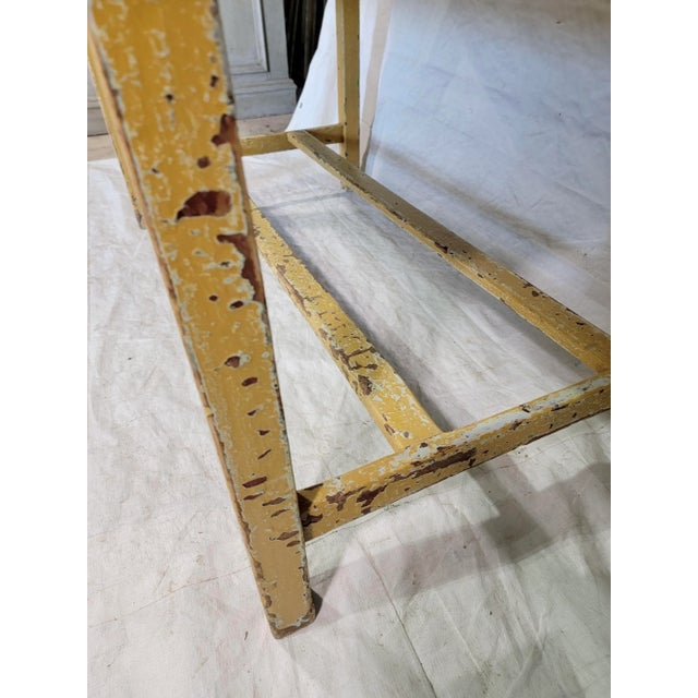 Gorgeous Antique Wooden Farm Table With Original Paint From England, Circa 1890 For Sale - Image 9 of 13