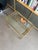 Vintage Mid Century Modern Faux Bamboo Brass Glass Nesting Tables Set 1970s Hollywood Regency For Sale - Image 10 of 17