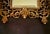 Brass Antique Bradley & Hubbard Brass & Champlevé Enamel Bacchus Girandole Mirror Sconce For Sale - Image 8 of 13