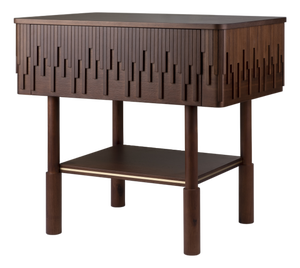 Campbell Bedside Table by Wood Tailors Club