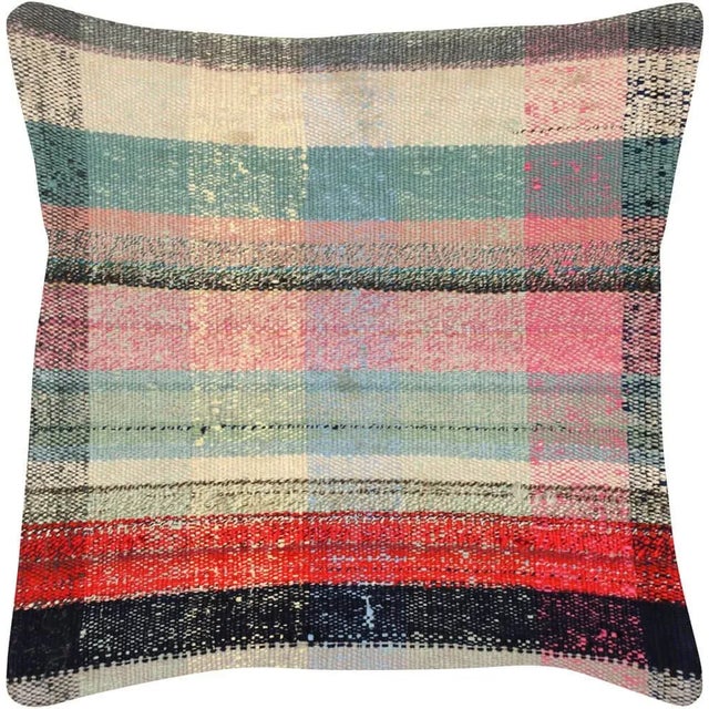 Traditional 1960s Turkish Hemp Pillow For Sale - Image 3 of 3