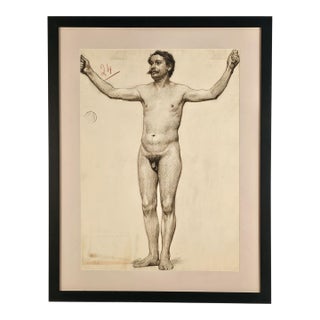 École Des Beaux-Arts Academic Study, France, Circa 1880 For Sale