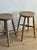 Rustic European Pair of Antique English Pine Stools For Sale - Image 3 of 5