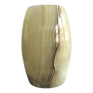 1960s Natural Onyx Stone Tabletop Lamp