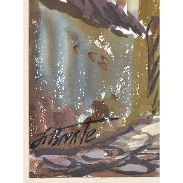 Janis Brekte, Riga, 1956, Watercolor on Paper For Sale - Image 3 of 4
