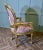 Textile 19th Century French Gilt Salon Chair For Sale - Image 7 of 9