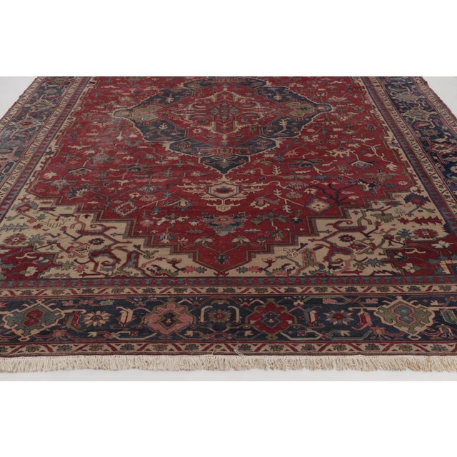 Rug & Kilim Oversized Vintage Turkish Anatolian Floral Medallion Wool Rug by Rug & Kilim, 1950-1959 For Sale - Image 4 of 11