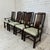 Set of 8 Henredon Asian Style Dining Chairs This set features two armchairs and six side chairs in a dark wood finish....