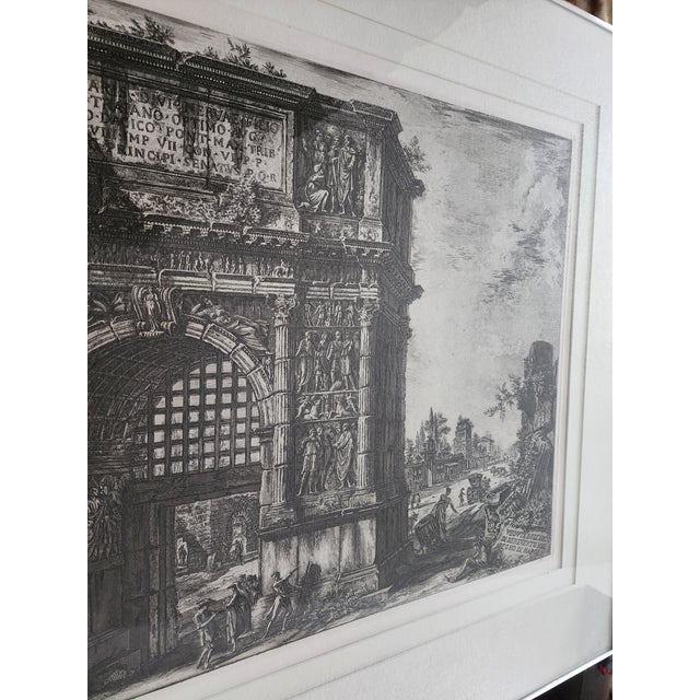 Printmaking Materials Late 18th Century Giovanni Battista Piranesi (Italian, 1720-1778) Veduta Dell' Arco Di Benevento Nel Regno Di Napoli Reproduction Print For Sale - Image 7 of 7