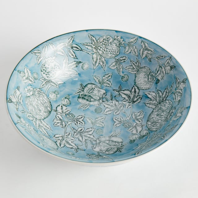In a mix of modern and traditional sensibility, this Pomegranate Sketch Decorative Bowl is an exquisite accent. Hand...