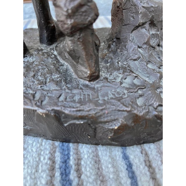 Large Mid Century Modern Brutalist Austin Production Sculpture by Edward Schillaci. For Sale - Image 12 of 13