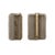 Curved Grey Ribbed Murano Glass and Brass Wall Sconces, 2000, Set of 2 For Sale - Image 9 of 9