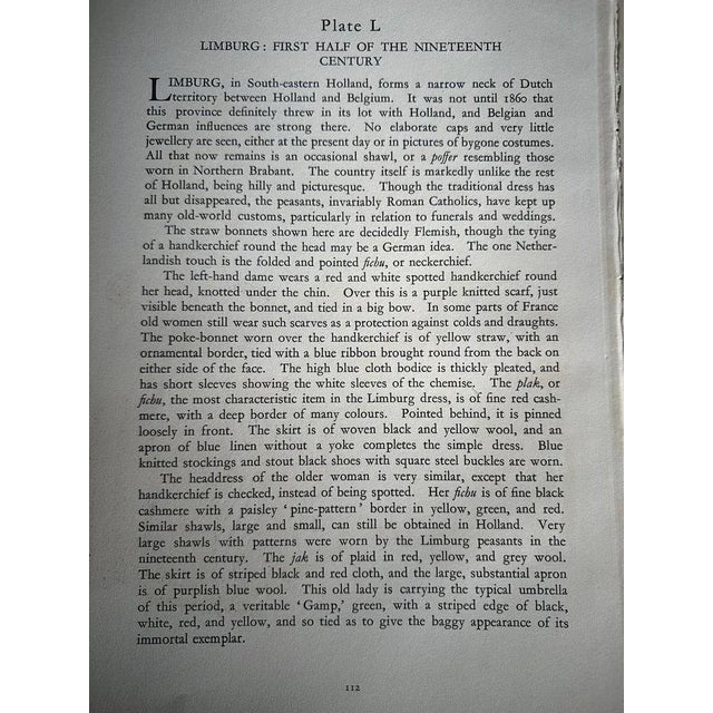 Limburg Peasant Women in Straw Bonnets, 1932, Paper For Sale - Image 9 of 10