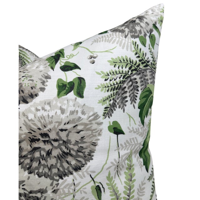 ⭐️ Ships Within 2 Days On the Front: Dahlia Printed Fabric On the Back: Ivory Linen Fabric All pillow covers are sewn...