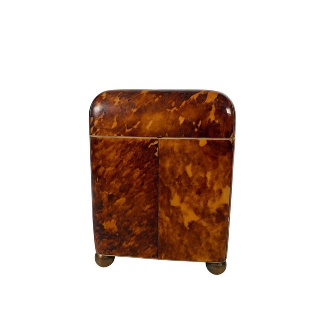 Faux Tortoiseshell Tea Caddy, England Circa 1820 For Sale In Dallas - Image 6 of 11