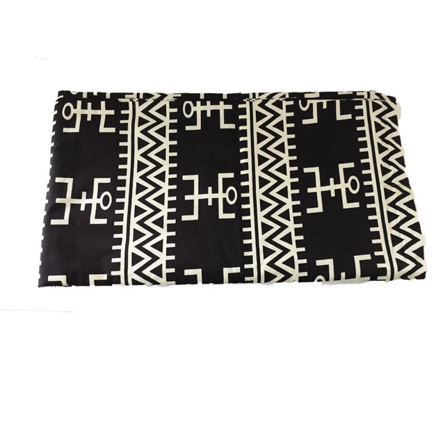 African Black White Kente Cloth Cotton Fabric 12 Yards Chairish
