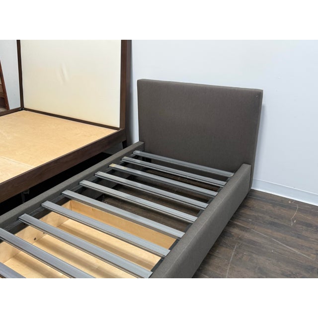 Twin Size Room & Board Wyatt Bed Frame For Sale - Image 10 of 12