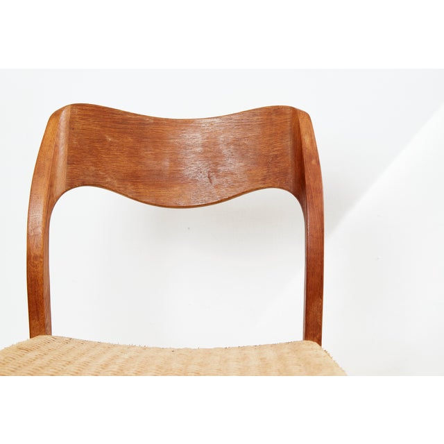 Vintage Danish No. 71 Dining Chairs by Niels O. Moller for J. L Moller, 1960s, Set of 3 For Sale - Image 13 of 18