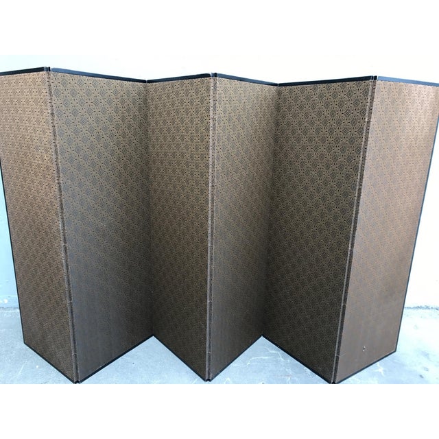 Paper Japanese Kano School Multi Panel Screen For Sale - Image 7 of 10