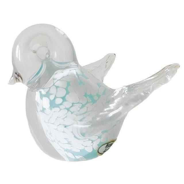 Vintage Murano Glass Bird Sculpture Glass Paperweight, 1970s For Sale - Image 5 of 8