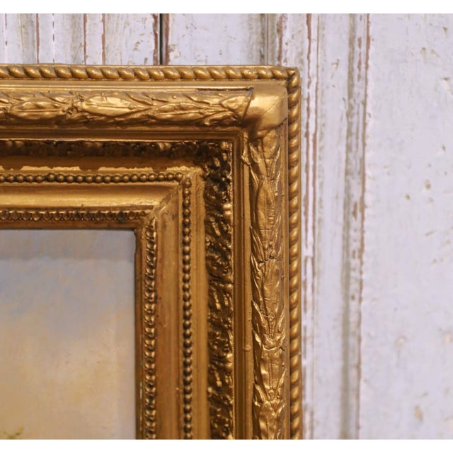 Pair of 19th Century French Barbizon Style Pendant Paintings Signed Baratte For Sale - Image 10 of 14