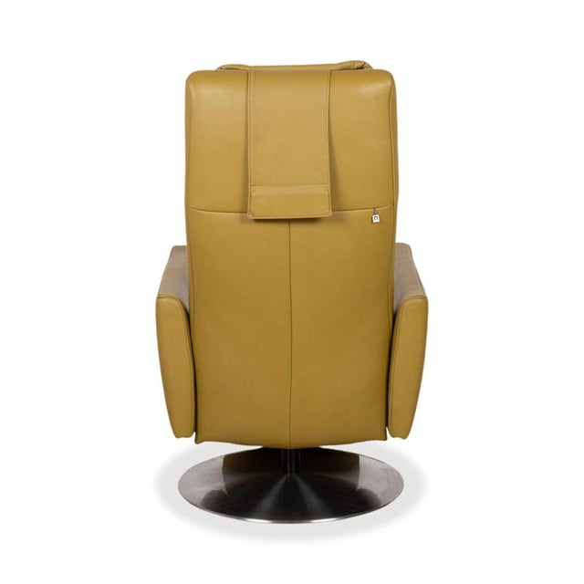 Seneca Armchair in Green Leather from Koinor For Sale - Image 16 of 18