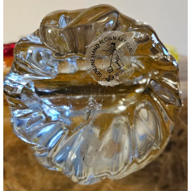 Handblown Glass Head Picasso Style Face Sculpture Glass For Sale In San Diego - Image 6 of 6
