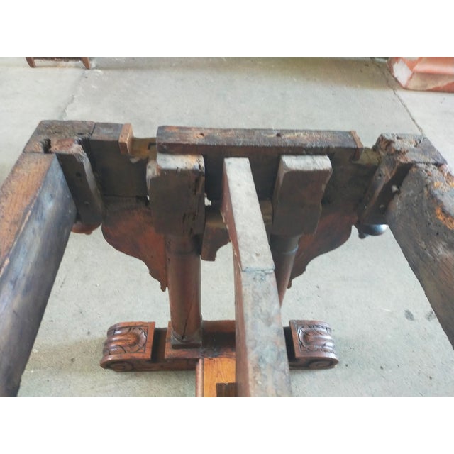 Antique Table in Wood, 1800s For Sale - Image 6 of 11