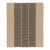 Rug & Kilim Contemporary Rez Kilim Flatweave Rug With Black & Beige Stripes For Sale