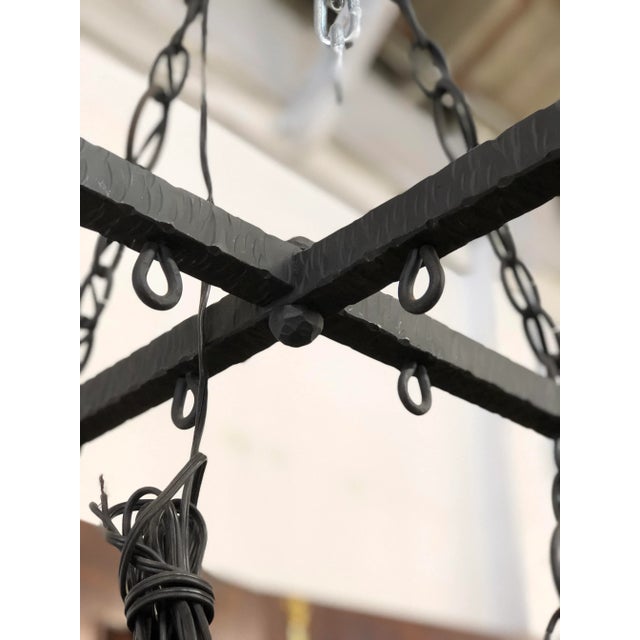 Gothic Spanish Gothic Revival Hanging Pendant Chandelier For Sale - Image 3 of 9