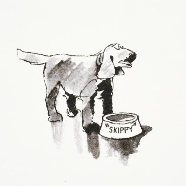 Paper Schumacher x The New Yorker Good Dogs Everywhere Wallpaper In Black & White For Sale - Image 7 of 7